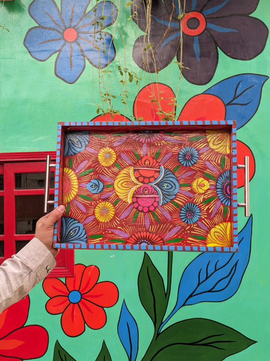 Truck Art Wooden Tray - Large (40x33 cm)