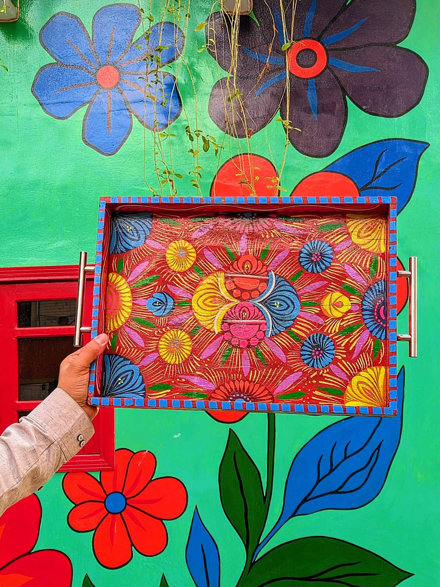 Truck Art Wooden Tray - Large (40x33 cm)