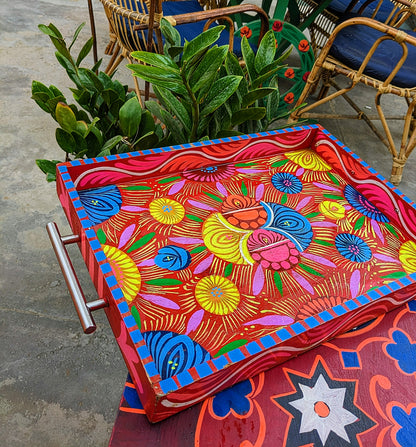 Truck Art Wooden Tray - Large (40x33 cm)