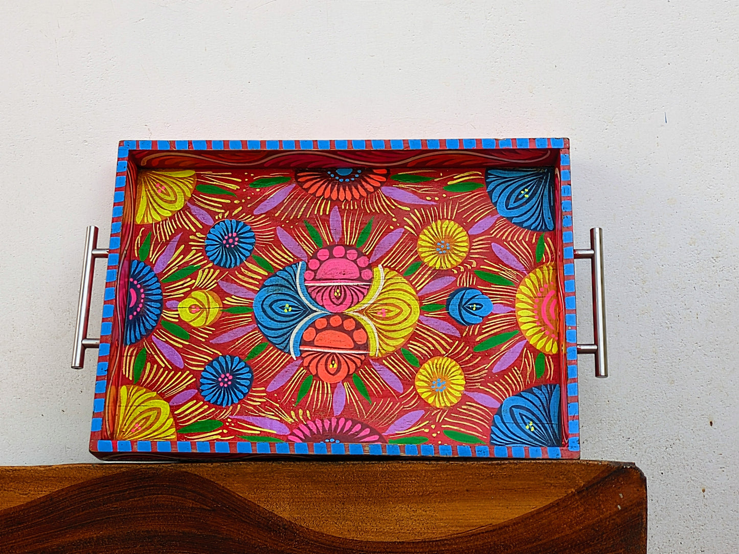 Truck Art Wooden Tray - Large (40x33 cm)