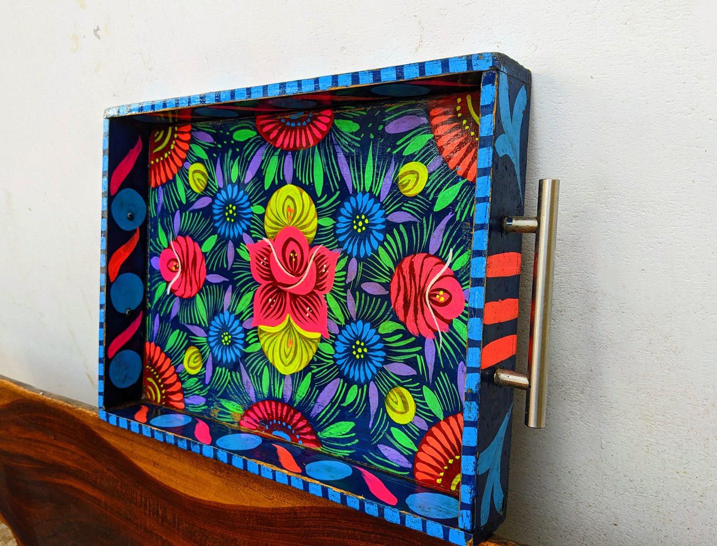 Truck Art Wooden Tray - Large (40x33 cm)